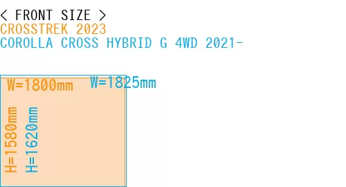 #CROSSTREK 2023 + COROLLA CROSS HYBRID G 4WD 2021-